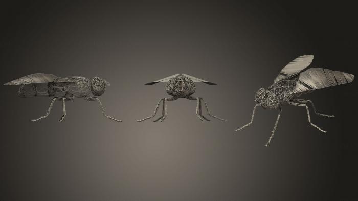 Insects (INSCT_0009) 3D model for CNC machine